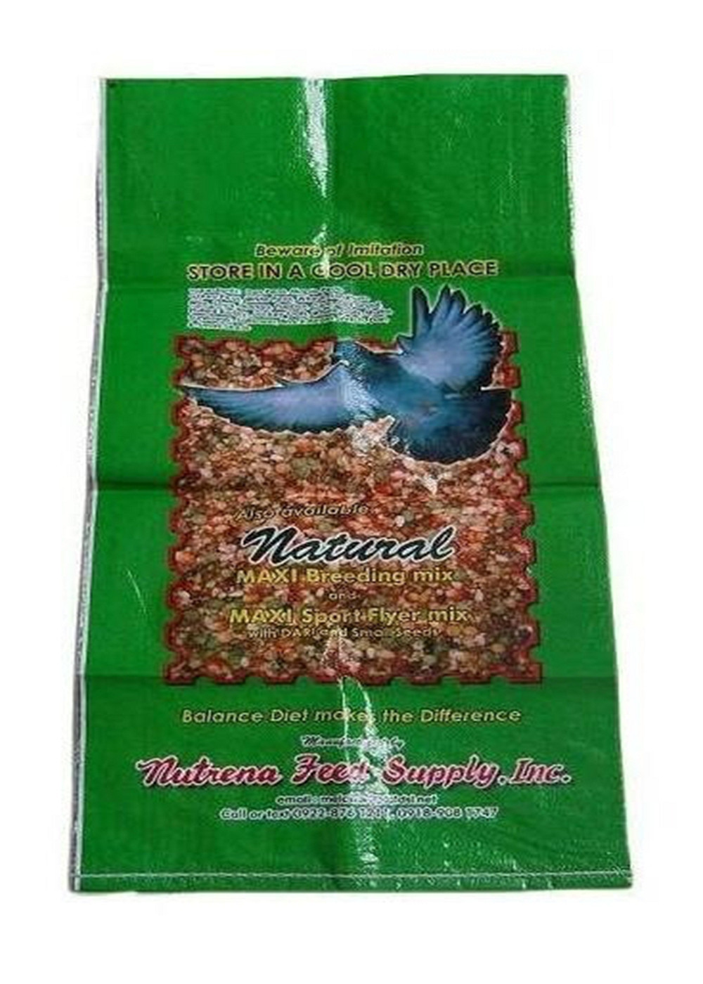 Heavy Duty Woven Custom Printed Feed Bags , PP Feed Bags Tear Resistant