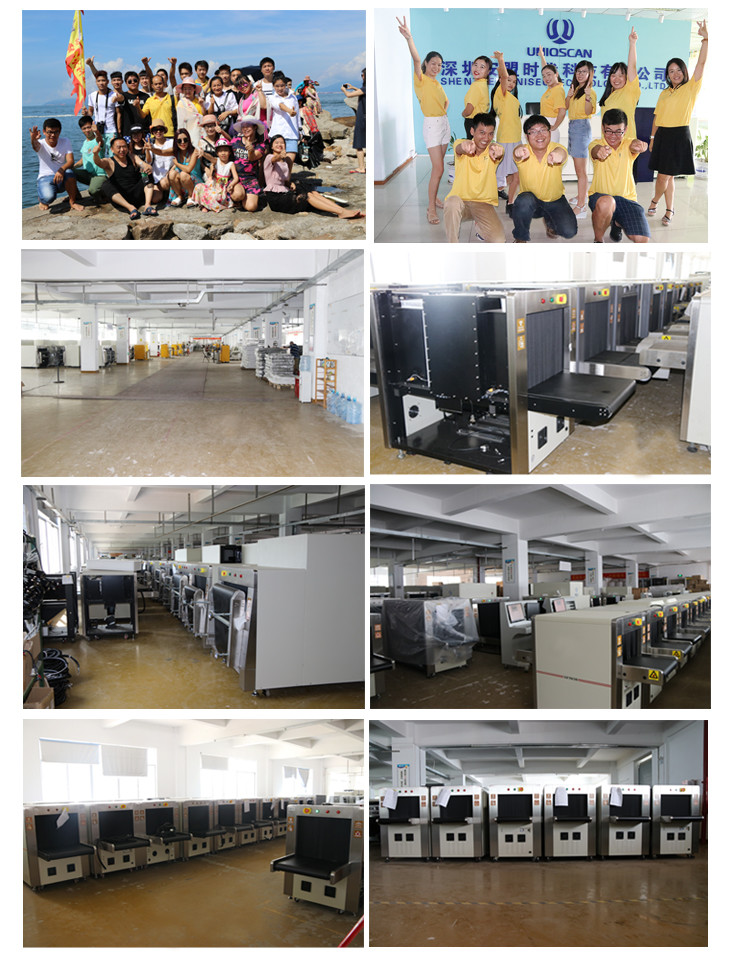 Dual Energy Small Tunnel Security Baggage Scanner SF5030C For Supper Marekt Entrance