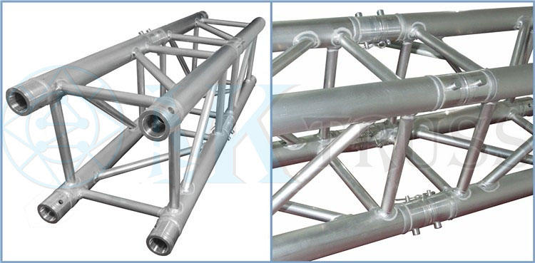 Spigot Junction Way Aluminum Light Truss for Concerts 0.5-3.0m Length and OEM Offered