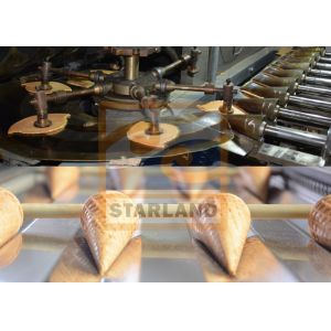  Ice Cream Sugar Cone Making Machie / Cone Wafer Biscuit Machinery Manufactures