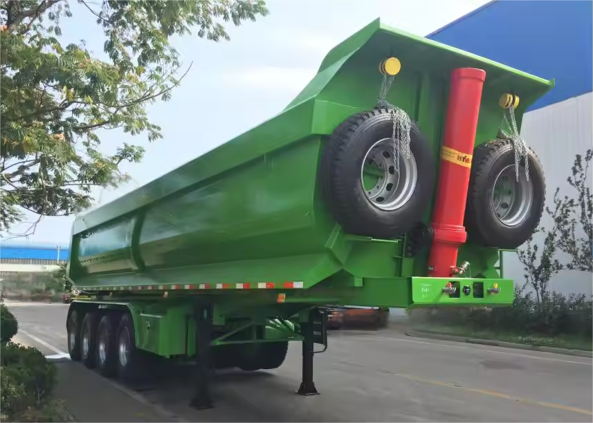 Factory Direct Heavy Duty U Shape 3/4/5 Axle Tipper Dump Trailers Semi Tipping Trucks for Stone Sand or Coal Transportation