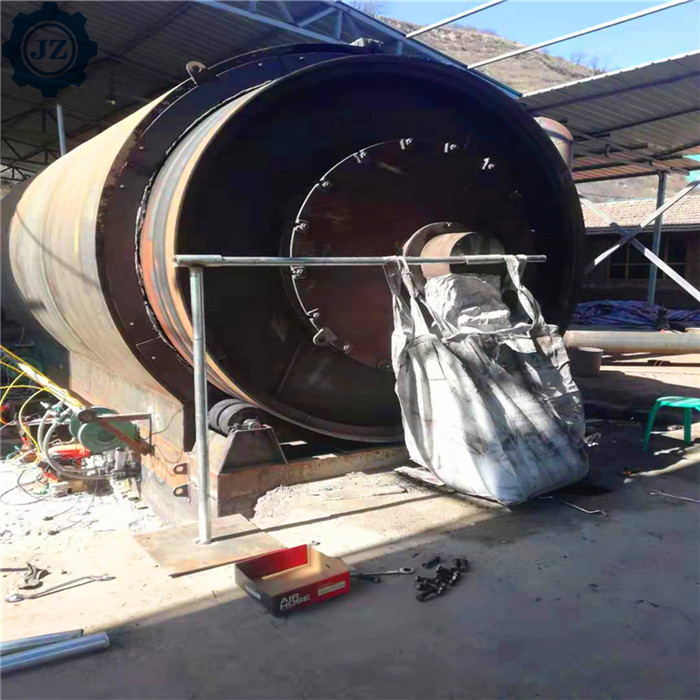 15 Ton No Pollution Waste Tire Pyrolysis Machine Scrap Tire Recycling To Oil Line