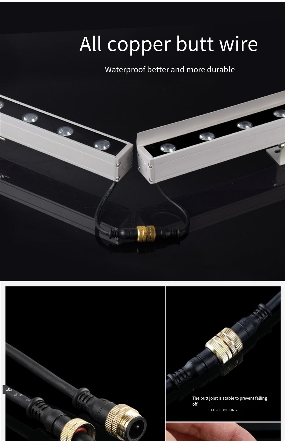 Dmx512 Architectural Wall Wash Lights Outdoor Working Light DC12V 36W RGB
