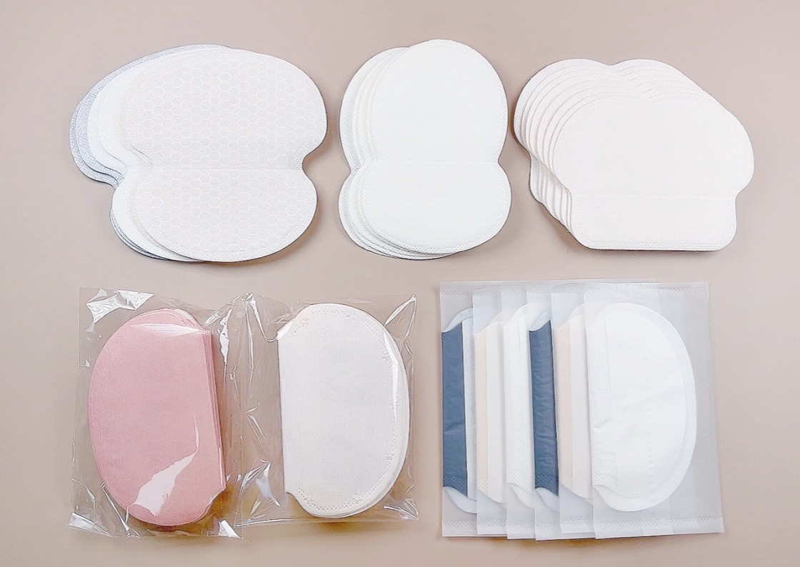 Sweat Proof Disposable Armpit Pads Easy Remove Anti Perspirant Privatle Label