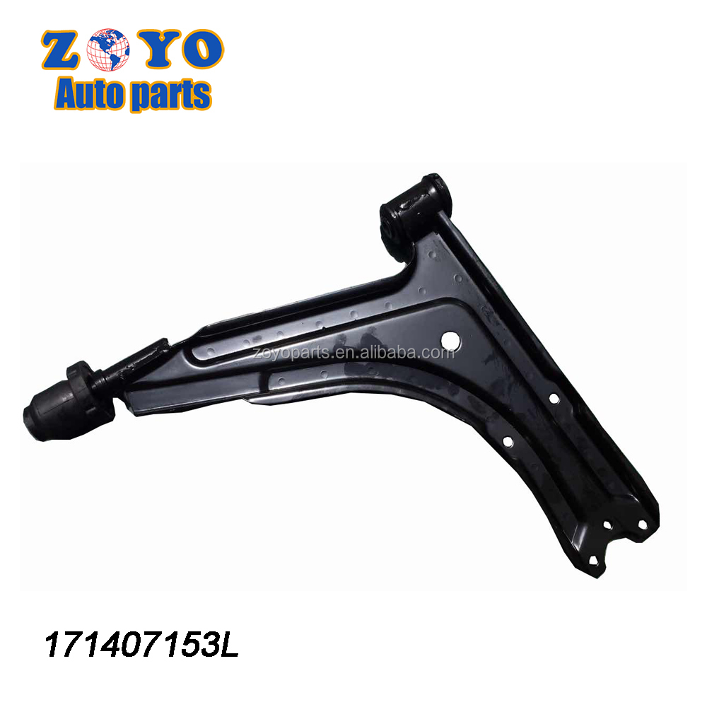 VW Golf7 Front Lower Control Arm Adjustable Stamped and Coated in Black E-coating