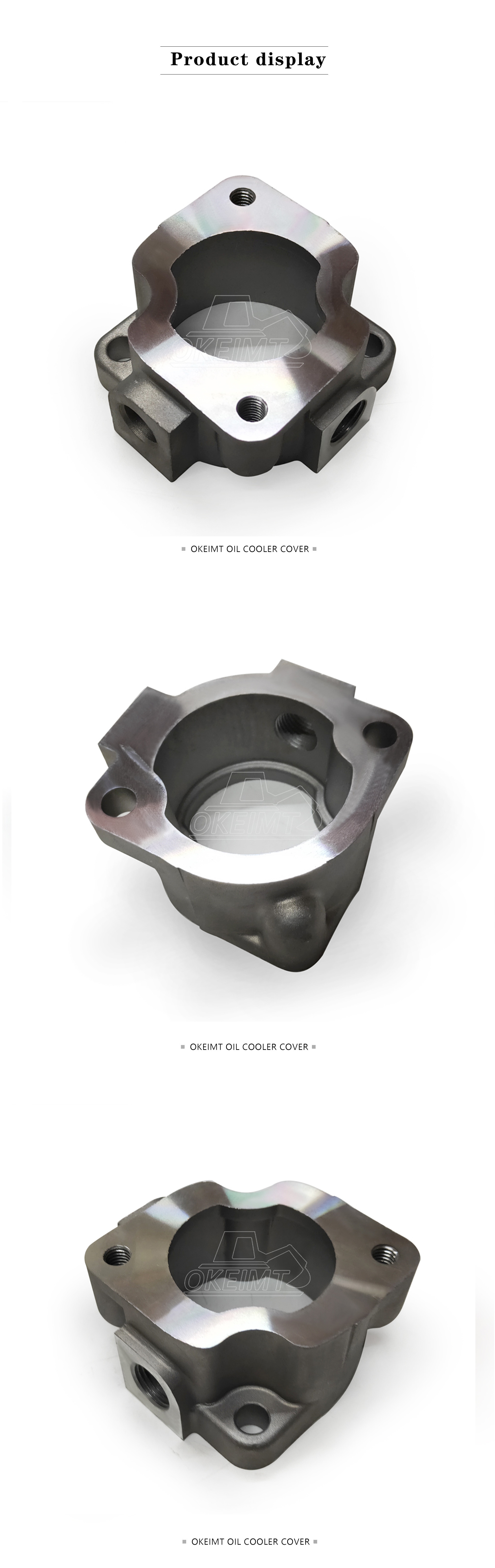 OKEIMT Engine Thermostat Housing Cover Middle Section S4K