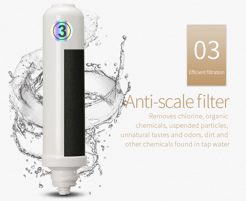 4-Stages Household high PH Alkaline Water Filter System Dispenser