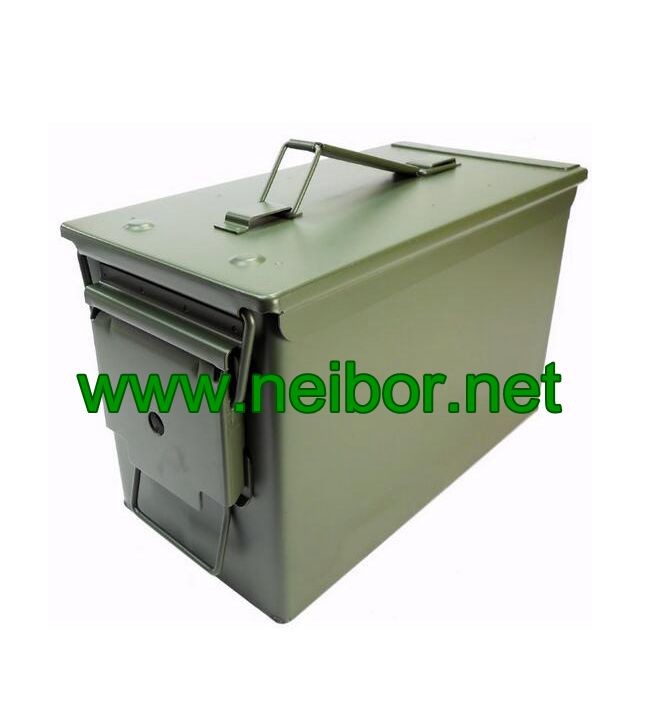 Strong and Durable military use water proof .30CAL .50CAL ammo box bullets container M2A1 with handle