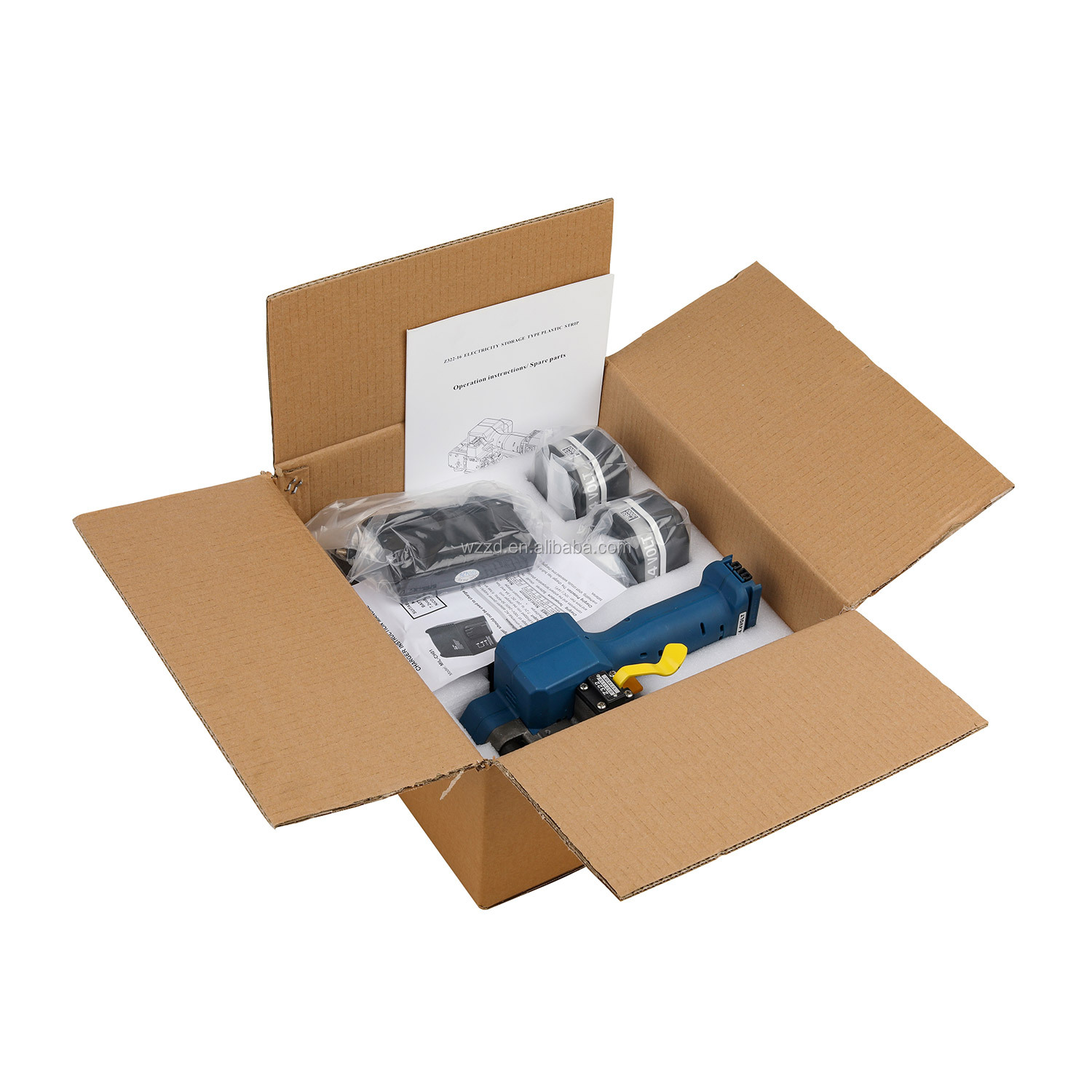PP Strap 16mm Plastic Strapping Sealer Battery Tensioner Rechargeable Pp Strap Packing Machine