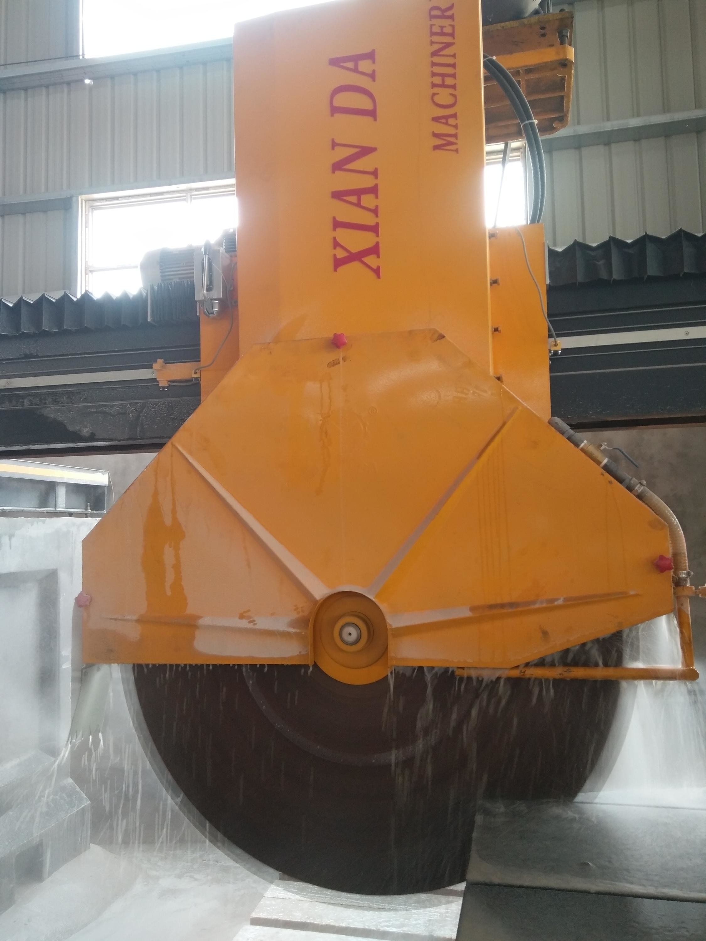 Middle Block Stone Cutting Bridge Saw Cutting Machine With High Efficiency