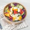 Buy cheap 500ml To 1300ml Cardboard Takeaway Boxes Kraft Paper Salad Bowls With Anti Fog from wholesalers