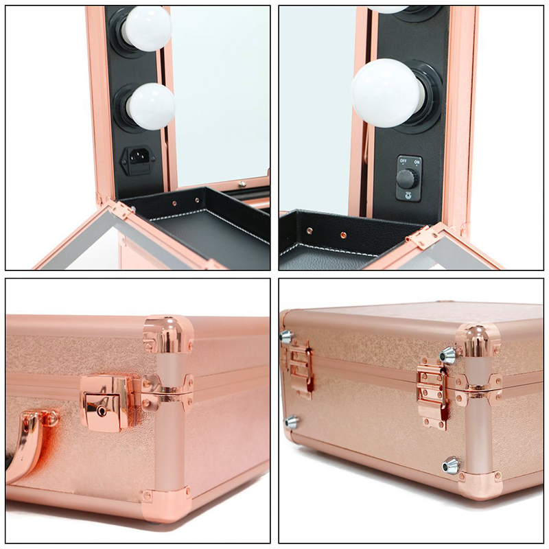 Easy Organizing Cosmetic Beauty Case Impact Resistance For Makeup Artists