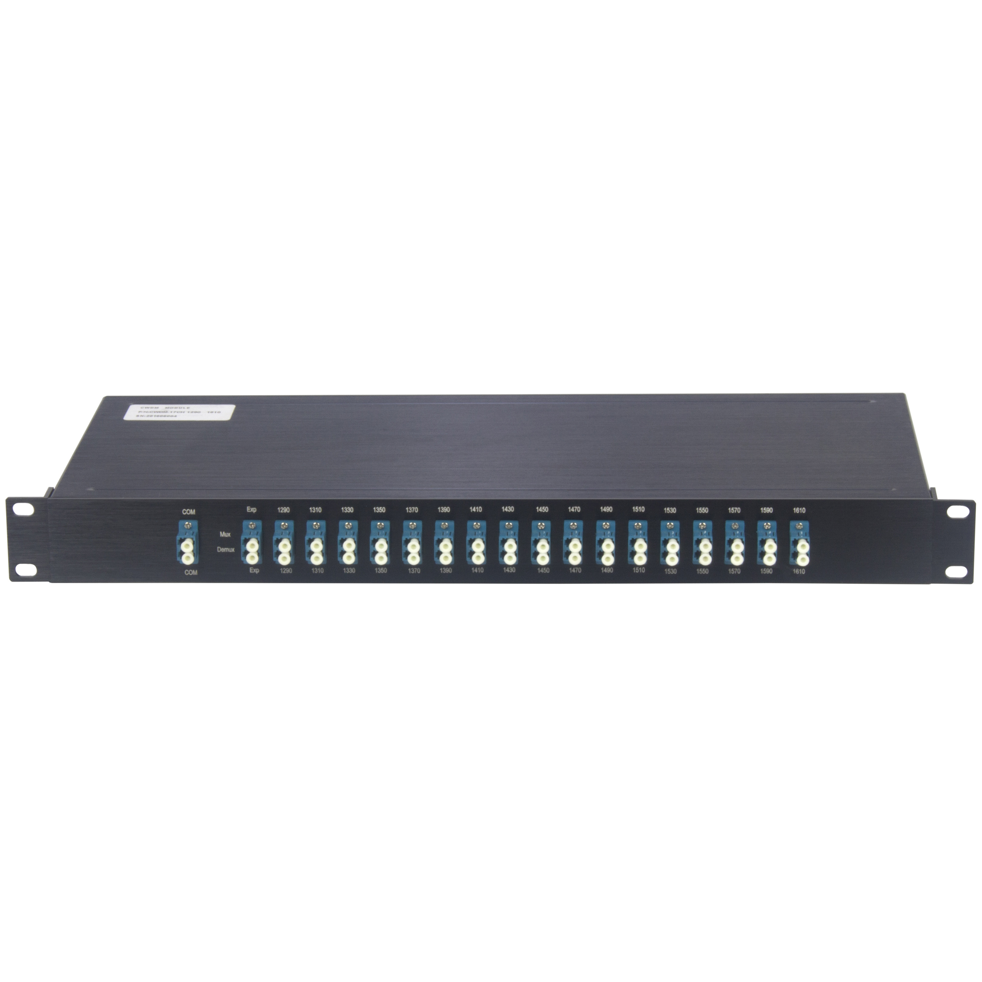  1U 19 Inch CWDM Mux 4CH 8CH 16CH 18CH WDM Mux Demux For OTN System Manufactures