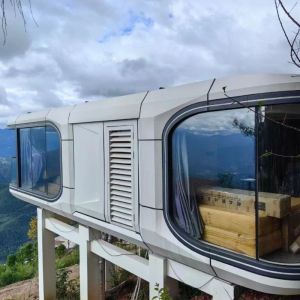 Prefabricated Outdoor Space Capsule Steel Structure Container Capsule House