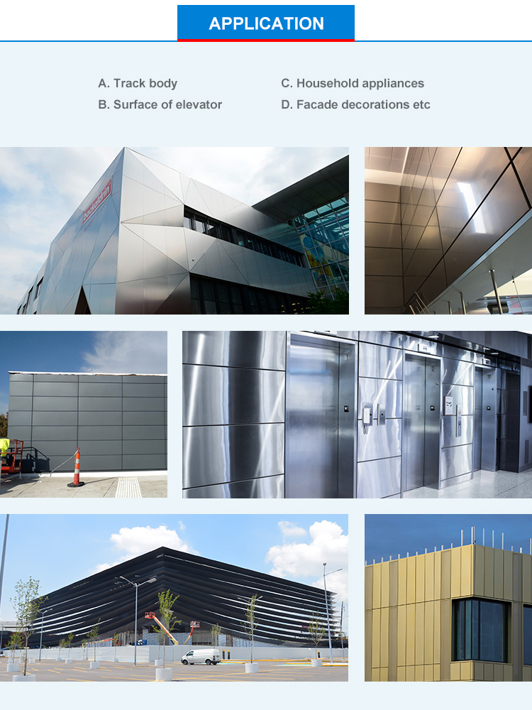 1000MM PE Decorative Aluminium Composite Cladding Panels Sheet Stainless Steel 6mm FEVE