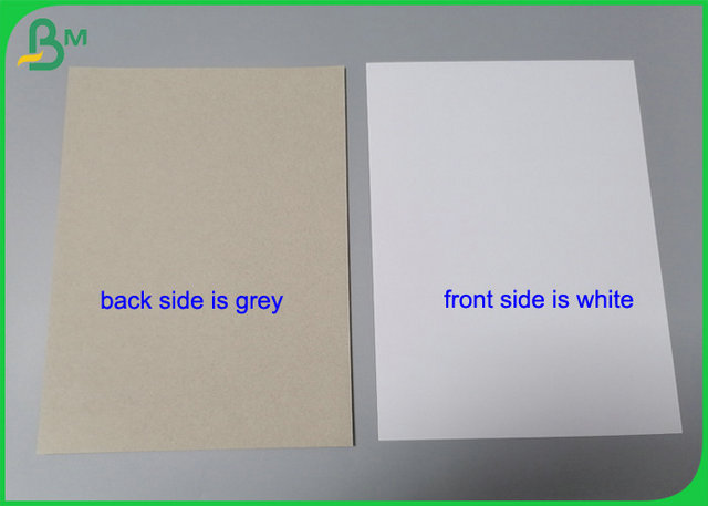 300g Good Strength White Horse Paper Sheet Grey Back For Packing Box