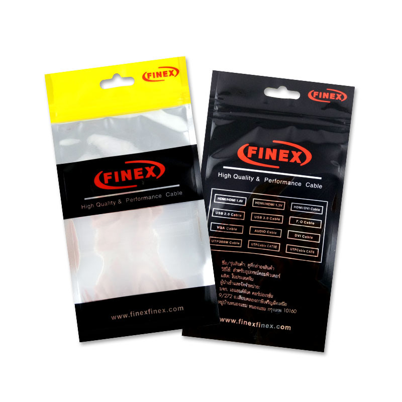 Custom printed anti static OPP Flat Plastic bag for electronic packaging bags