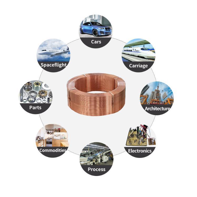 1-1/4 Copper Pipe C71500 Copper Condenser Tube C70600 Heat Exchanger Copper Pipe