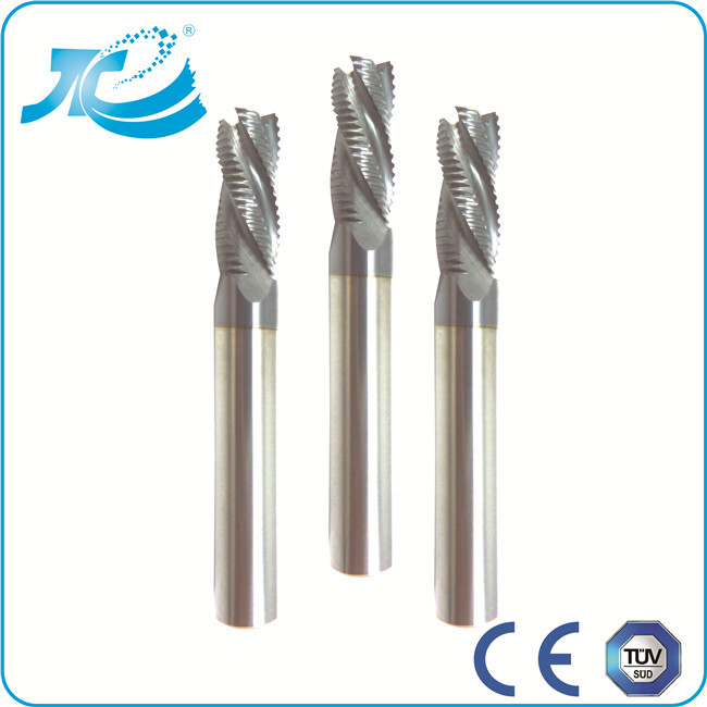 Custom Dimensions Roughing End Mill Micro Grain Carbide Material