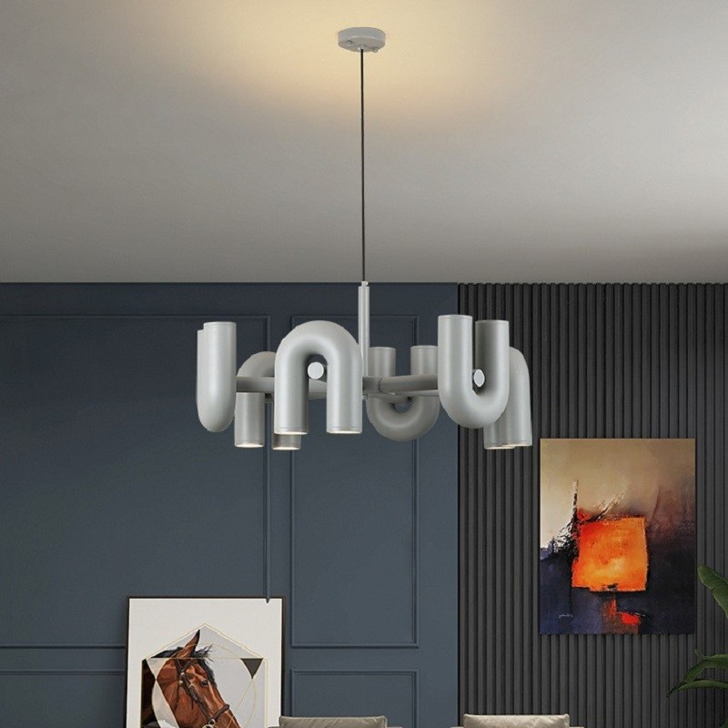 Nordic Creative Macaron Chandeliers Living Room Office Bar Home Decor Cirkus Chandelier(WH-MI-341)