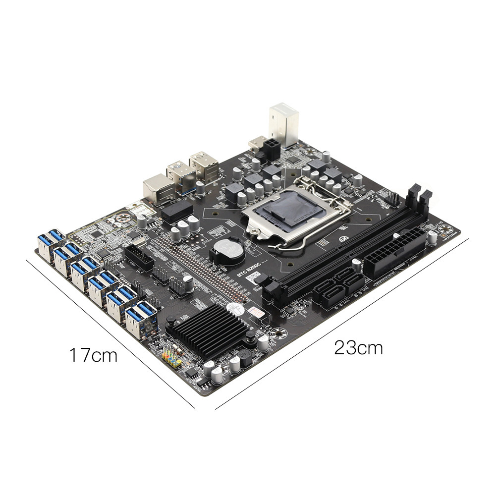 E B250 Asic Miner Control Board DDR4 B250 Gladiator LGA1151