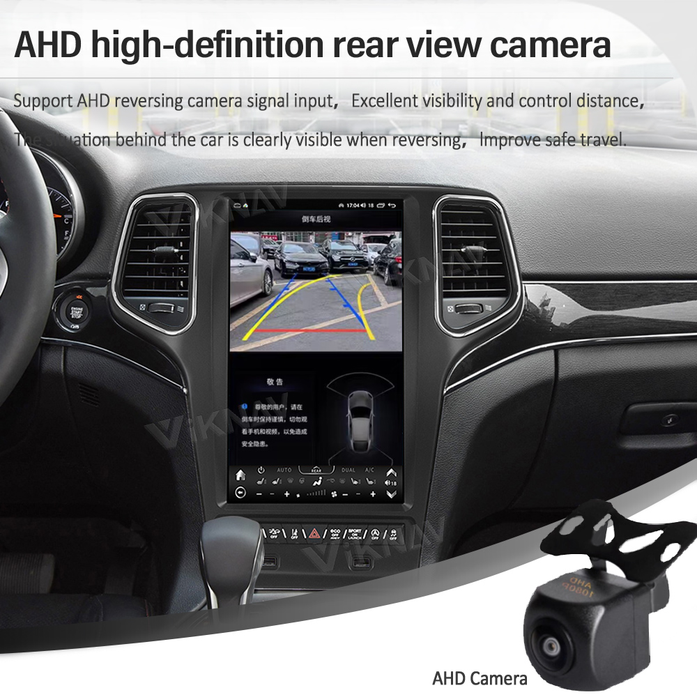 Viknav Car Radio For Jeep Grand Cherokee (2014-2019) 14.4 inch Android 13 Auto Stereo GPS Navigation Wireless Carplay