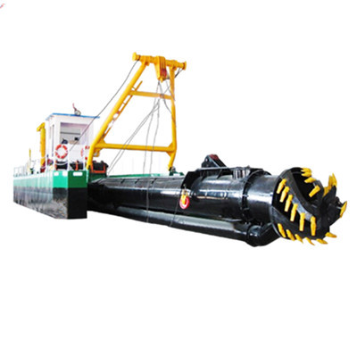 Marine Engine 650 Pipe Line Cutter Suction Dredger 20m Depth Dredging