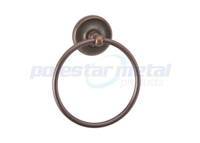 Zamak 4400 Series Bathroom Hardware Accessories Polished Chrome Towel Ring 6-1/4" Width