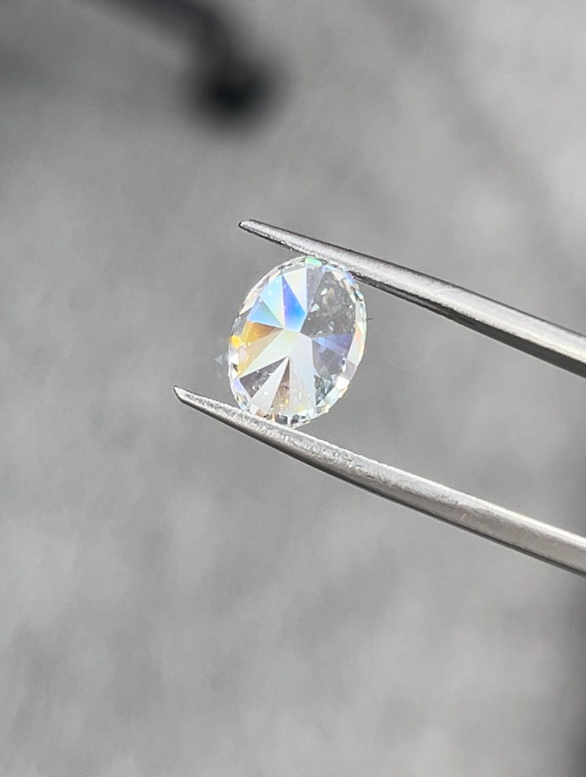 Oval Lab Cultivated Diamonds 3CT CVD No Bow Tie No Treatment Diamond