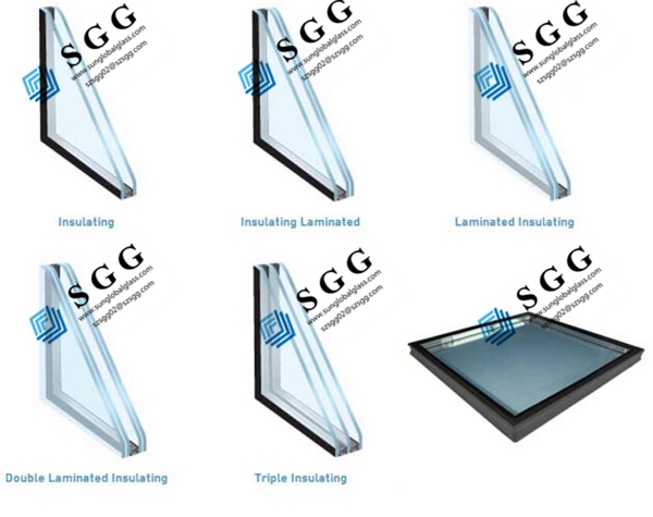 Top quality 8mm insulated glass panel