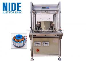  Single Flyer Automatic Coil Winding Machine 2 Stations For Fan Motor Manufactures
