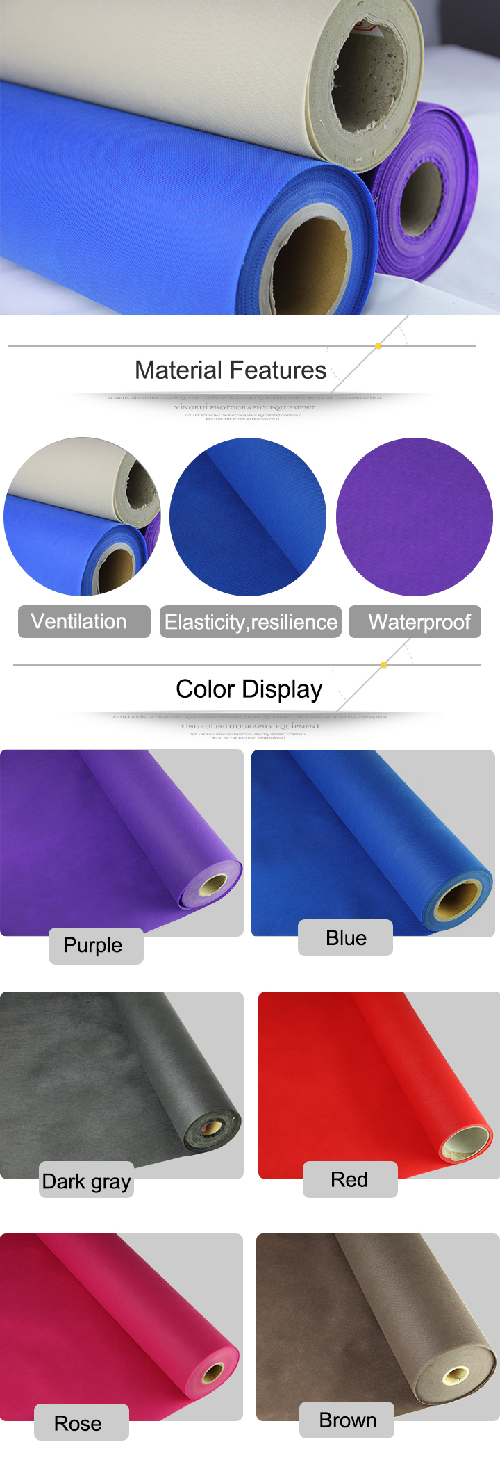 Dot Style PP Non Woven Fabric Raw Material 9 Gsm ~ 300gsm Weight For Sanitary Napkin
