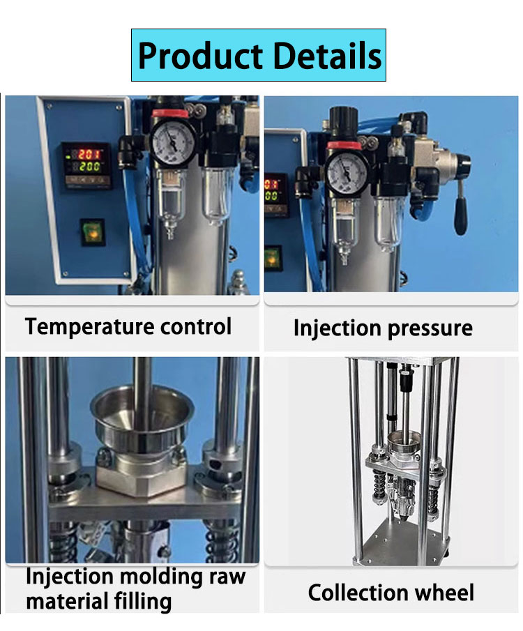 60 cm3 Theoretical Shot Volume Plastic Extrusion Molding Machine for USB Charging Head