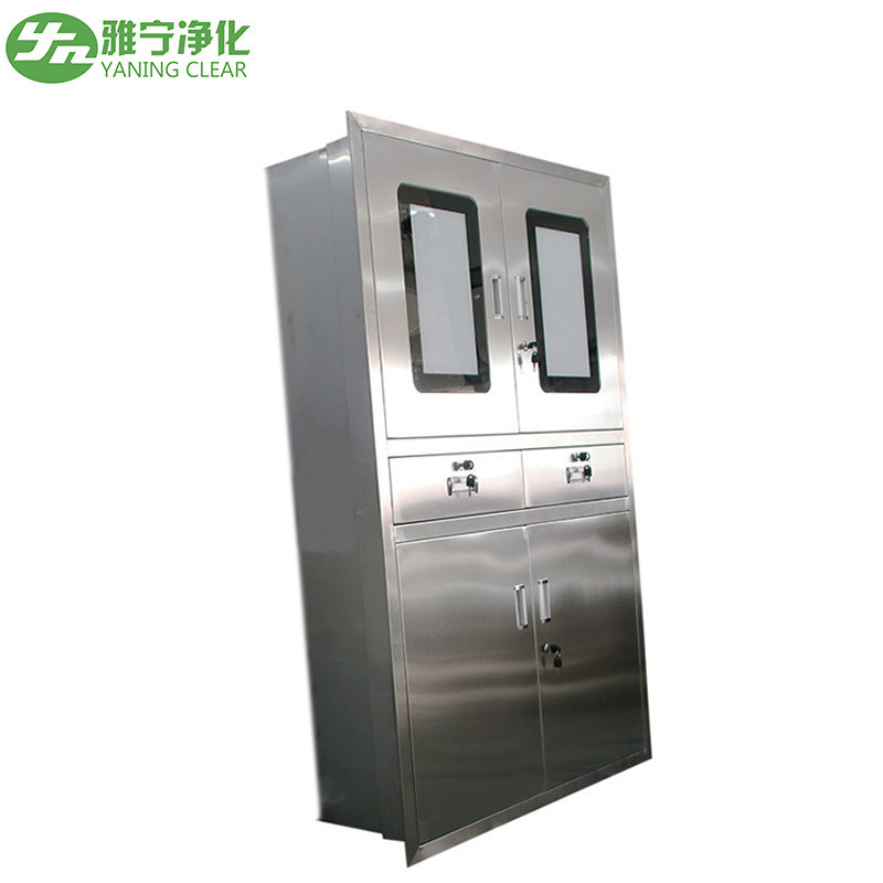 Sus304 Hospital 0.8mm Stainless Steel Medical Cabinet For Operating Room