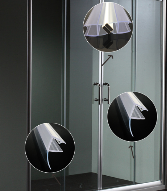 Modern Design Style Hotel Frameless Shower Door Bottom Seal for Water Barrier Creation
