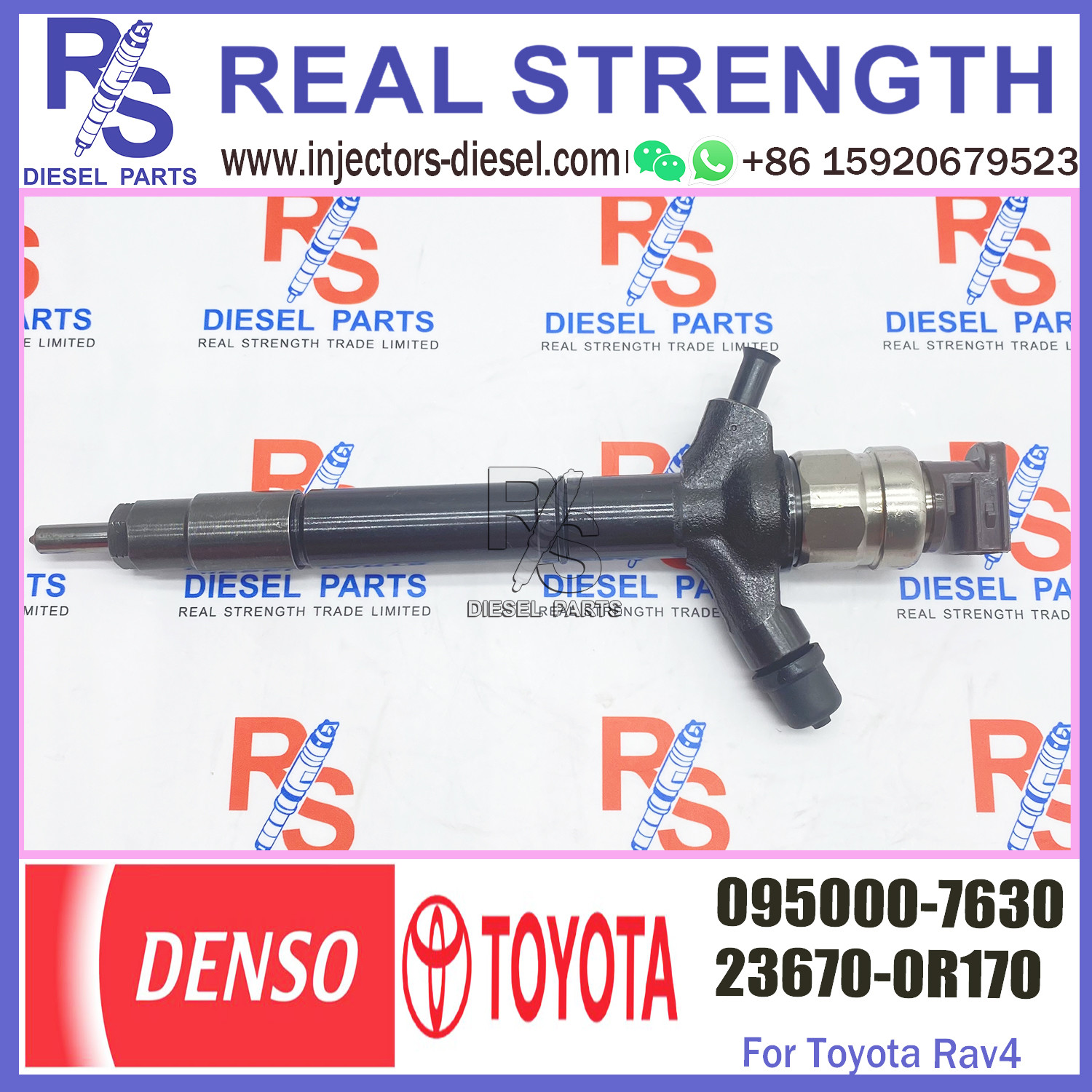 diesel fuel engine injector 095000-7630 23670-0R170 engine high pressure pump engine injection injector 095000-7630