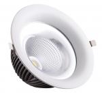 10W recessed COB LED downlight for Residential, Indoor Lighting, Shops/hotel