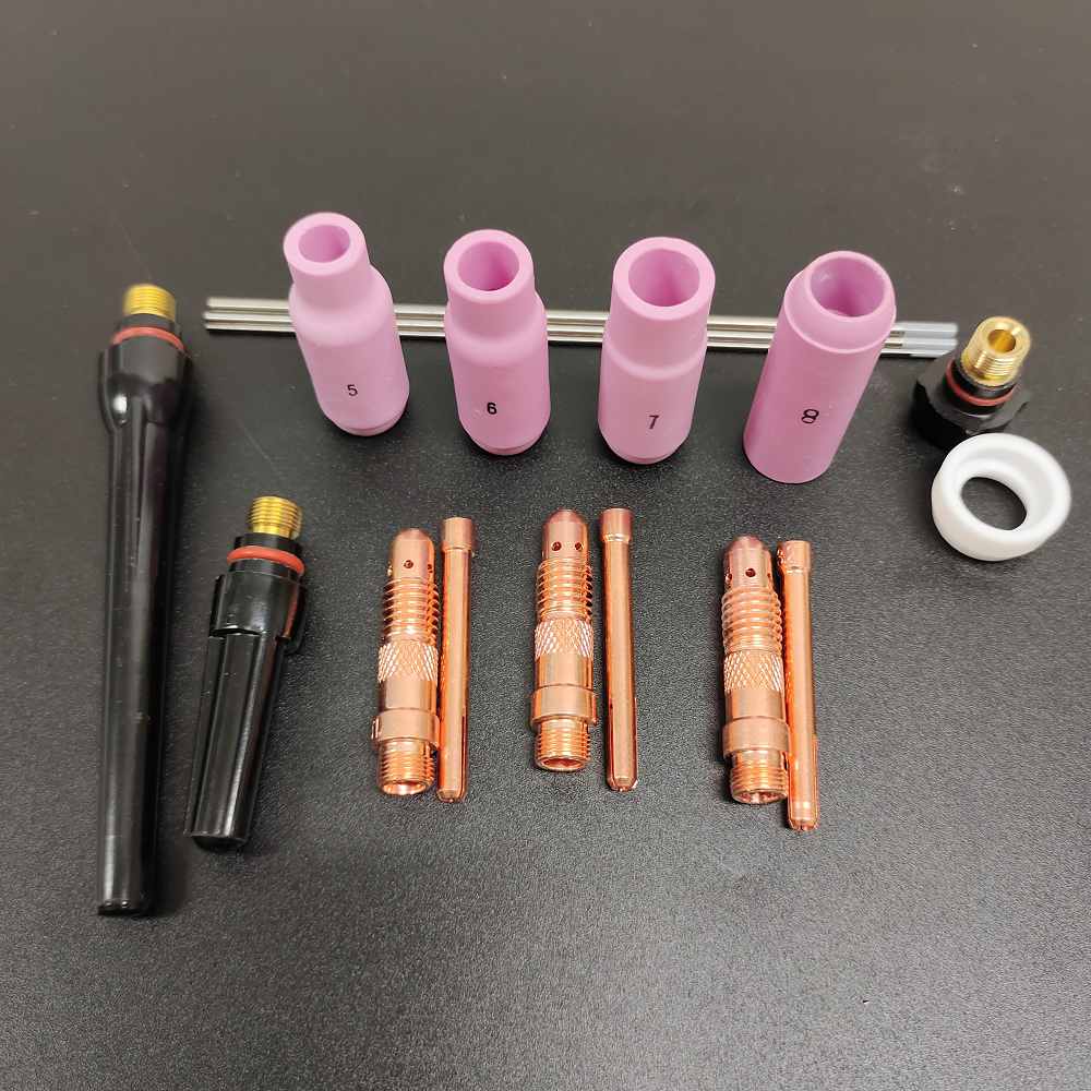 TIG Gas Lens Collect Dysza Ceramiczna WP17 18 26 Ceramic Nozzle Kit for Welding Working