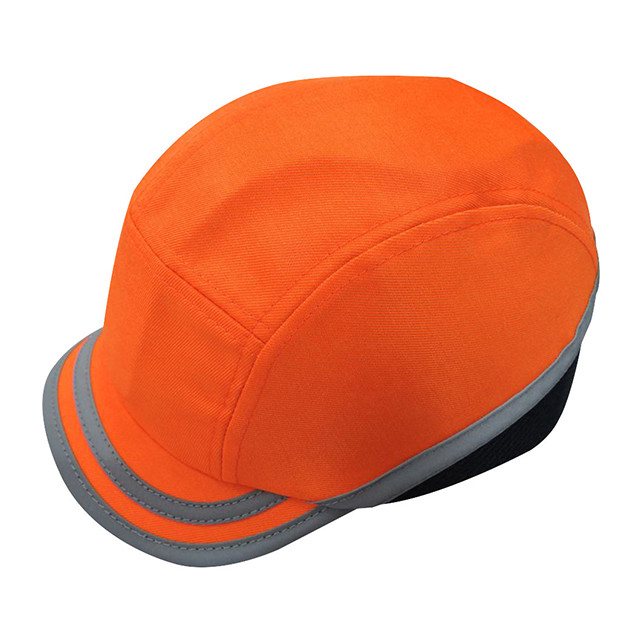 Short Brim Short Visor Baseball Safety Bump Cap CE En812 Caps Supplier