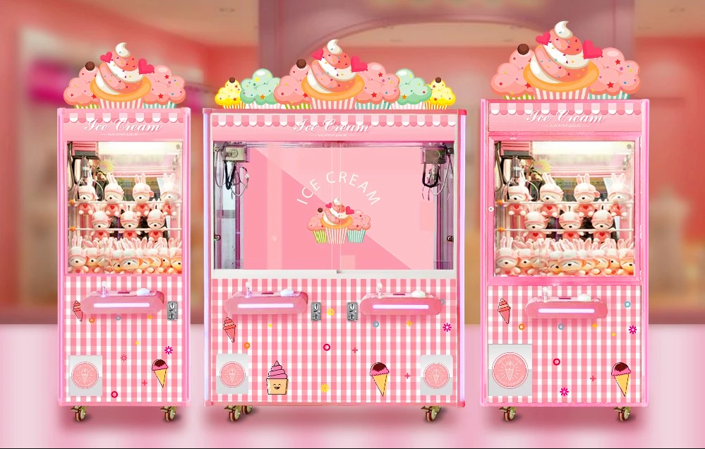 New Design Amusement Vending Machine Crane Toy Two Claw Machine