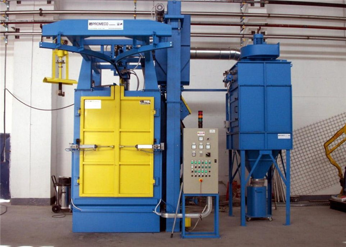 Threaded Fittings 0.3t 25t/H Steel Shot Blasting Machine