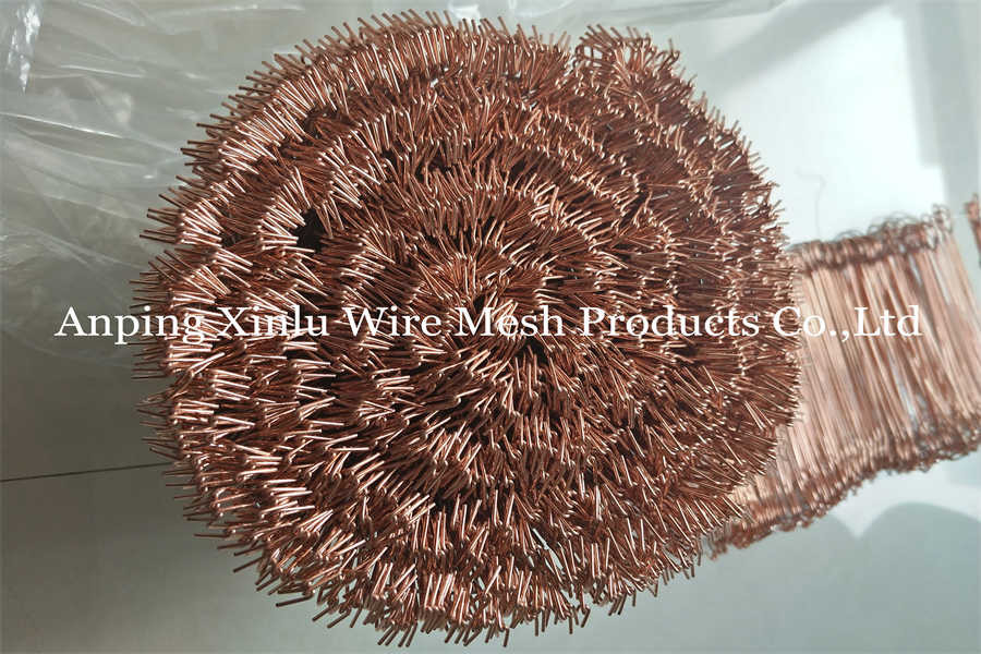 Twin Loop Rebar Galvanized Baling Wire Copper Coated Anti Rust Double Loop Bar Tie Wire