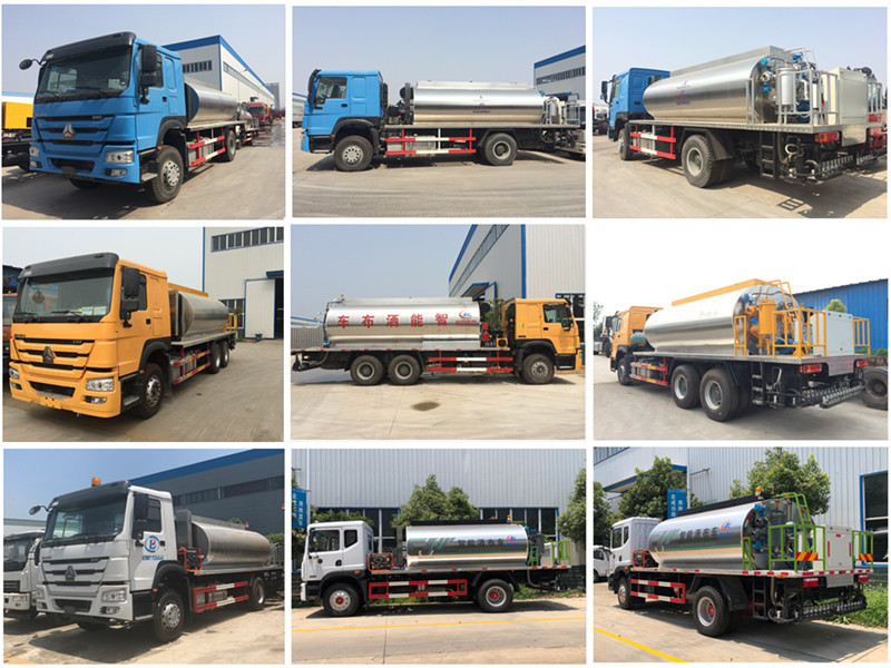 Sinotruck Howo 10 Cbm 12 Cbm Truck Mounted Bitumen Sprayer With Dongfeng Chassis