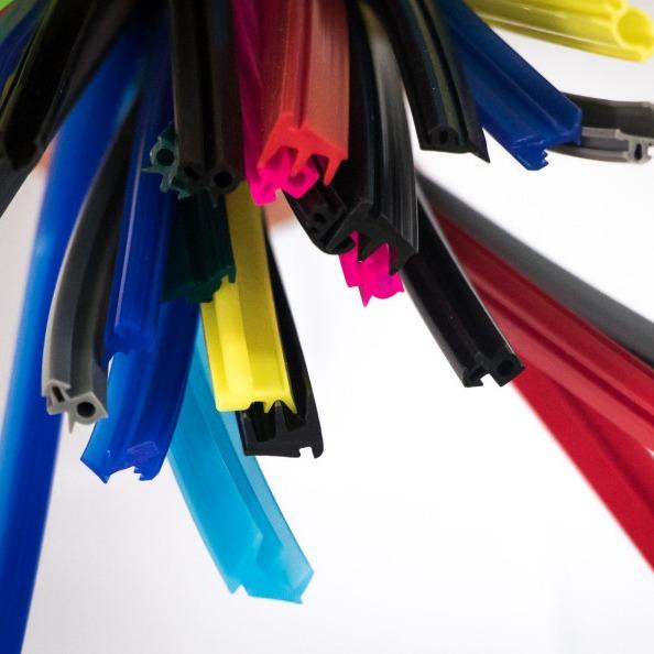 SR7001 BAIYUN Silicone Rubber Sealing Strip Silicone Weather Stripping Door Seal