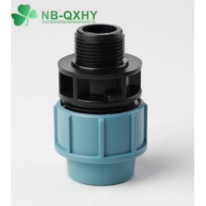  Complete Size Light Blueitaly Type Plastic Compression Fittings with Reinforcing Ring Manufactures