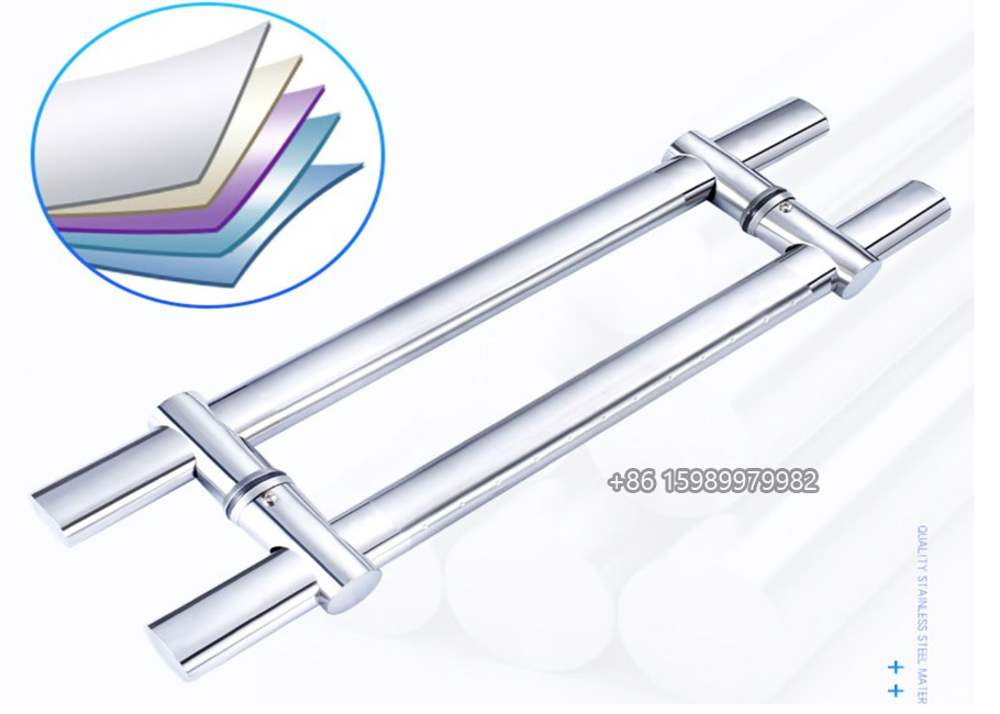 ladder pull shower door handle