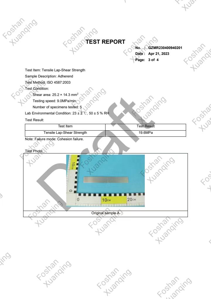 Double Components Adhesives Light Yellow PU Corner Angle Glue for Doors and Windows