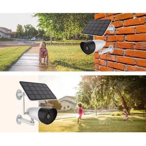 CMOS Camera Tuya 1080p Smart Wireless Camera With Solar Panel