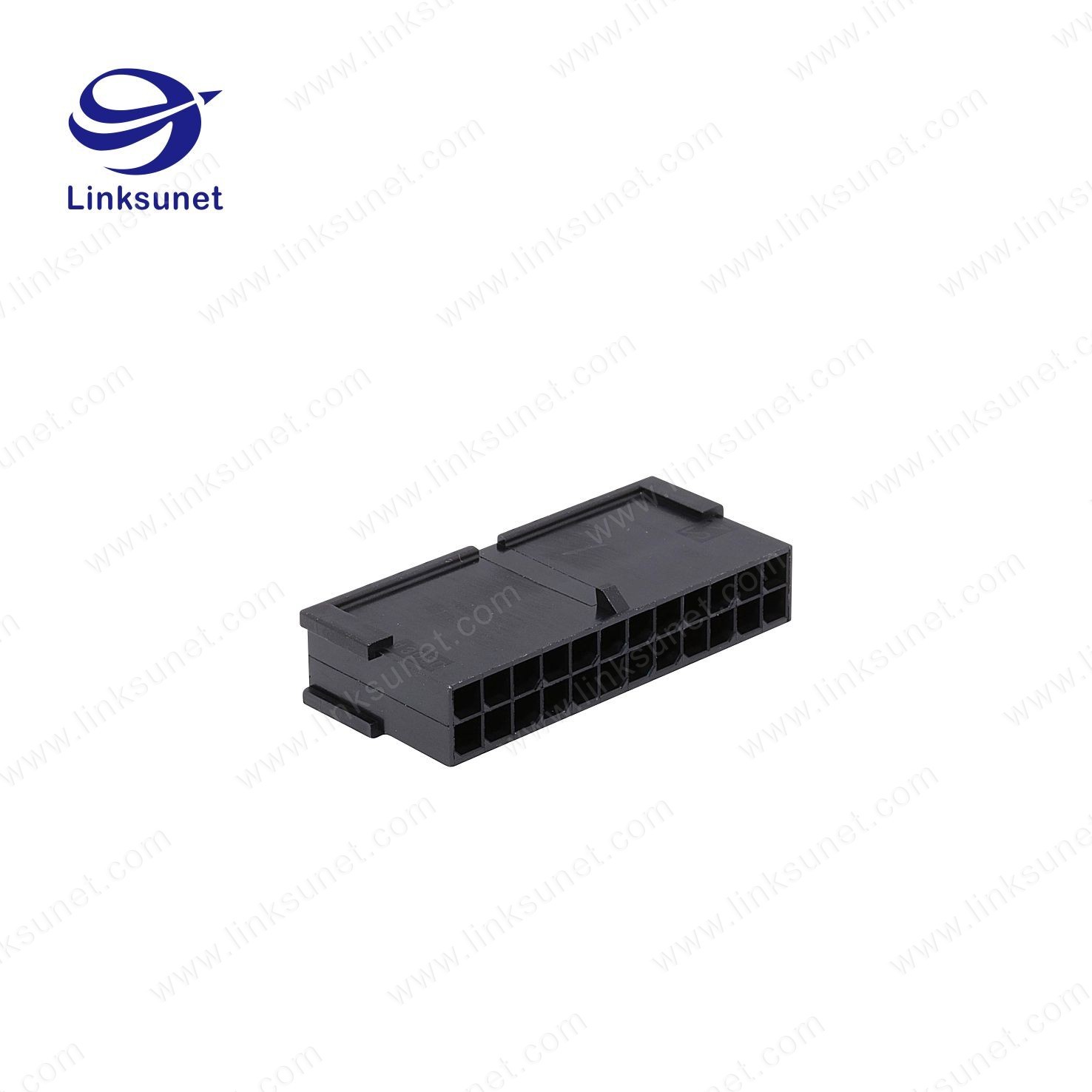Black 43020 - 0200 Microfit MOLEX Crimp Housing 2 - 24 Circuits UL 94V - 0
