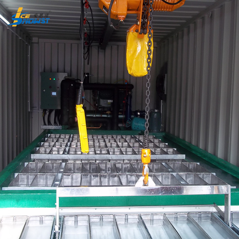  Automatic Containerized Block Ice Machine 5Ton Manufactures